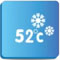 Abkühlung bei +52°C