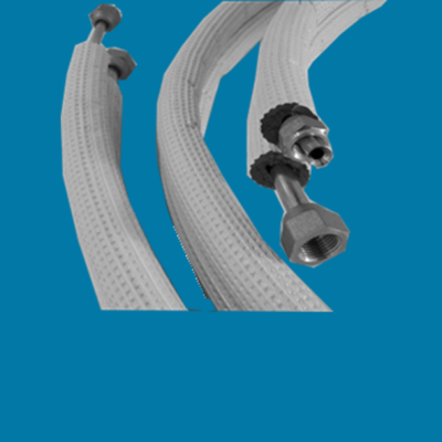 Kältemittelleitungen gebördelt