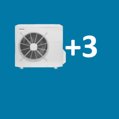 Außengeräte für bis zu 3 Innengeräte