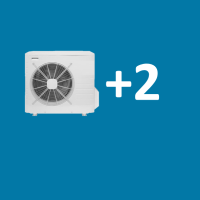 Außengeräte für bis zu 2 Innengeräte