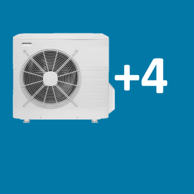 Außengeräte für bis zu 4 Innengeräte