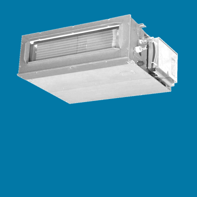 Kanalgeräte mit Ansaugpaneel in Euro-Raster