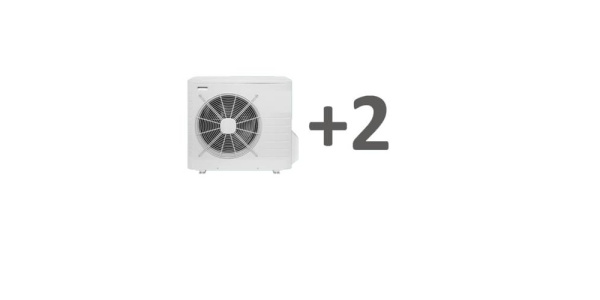 Außengeräte für bis zu 2 Innengeräte