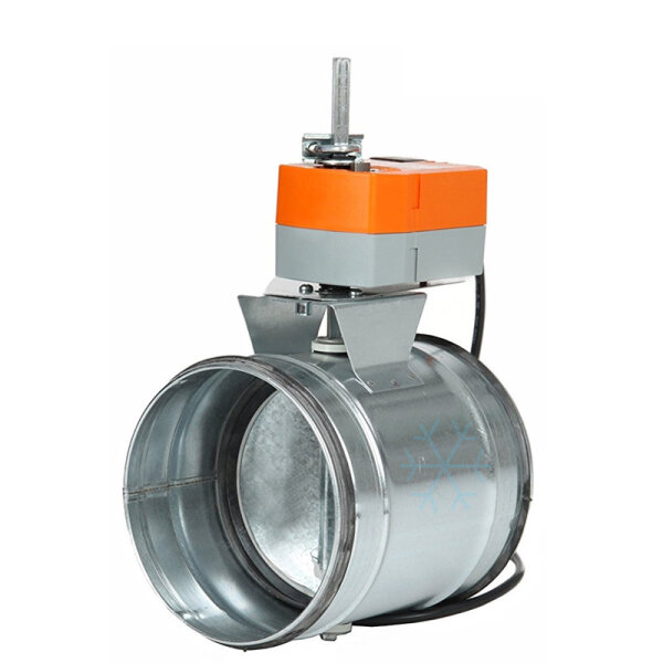 Absperrklappe (DN 100 - 630) + Motor LM (230V AC/24V AC)