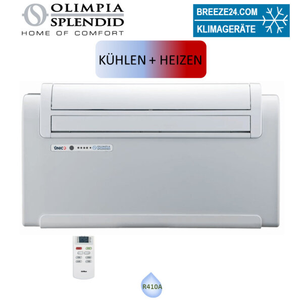 Olimpia Splendid Monoblock-Klimagerät 2,7 kW Unico Inverter 12 HP Kühlen und Heizen R410A