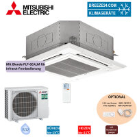 Mitsubishi Electric Set Deckenkassette 3,6 kW PLA-ZM35EA...