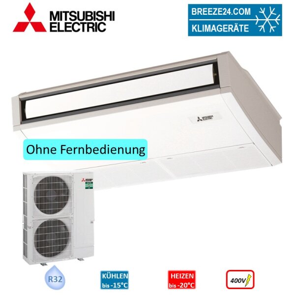Mitsubishi Electric Set Deckenunterbaugerät PCA-M100KA2 + PUZ-ZM100YDA 9,5 kW 95 - 100 m² R32 400V