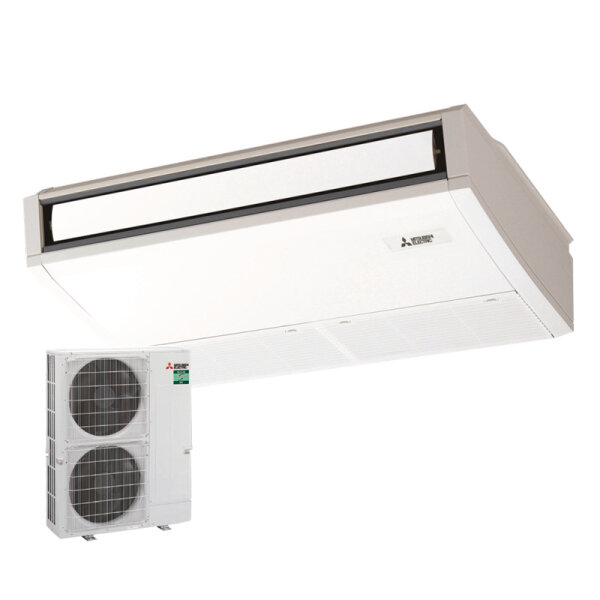 Mitsubishi Electric Set Deckenunterbaugerät PCA-M100KA2 + PUZ-ZM100YDA 9,5 kW 95 - 100 m² R32 400V