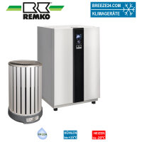 Remko Set HTS 80 + Wärmepumpe (Alu/Holzoptik) 4,5 kW