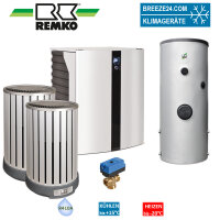 Remko Set Wärmepumpe HTS 200 Paket Mannheim...