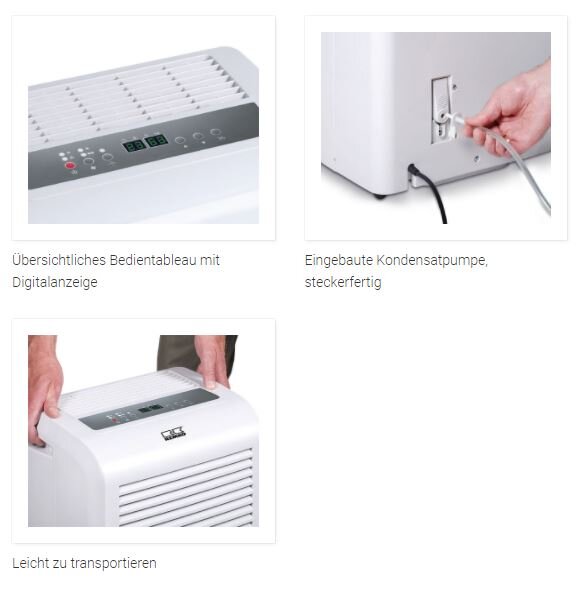 Remko ETF 460 Eco Mobiler Luftentfeuchter