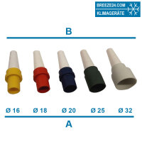 Pyramide Installationsverbindungen Durchmesser 16 - 32 mm