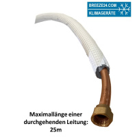 3/8" (9,52mm) Kältemittel-Einzelleitung...