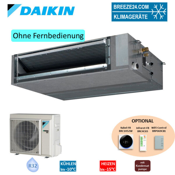 Daikin Set Kanalgerät 5,7 kW - FBA60A9 + RXM60A R32 Klimaanlage