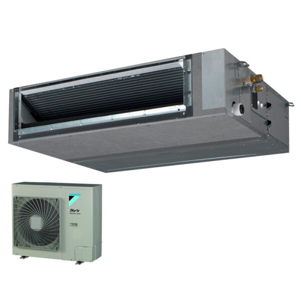 Daikin Set Kanalgerät 12,1 kW - FBA125A + RZASG125MV1 (Fernbedienung wählbar) R32 Klimaanlage
