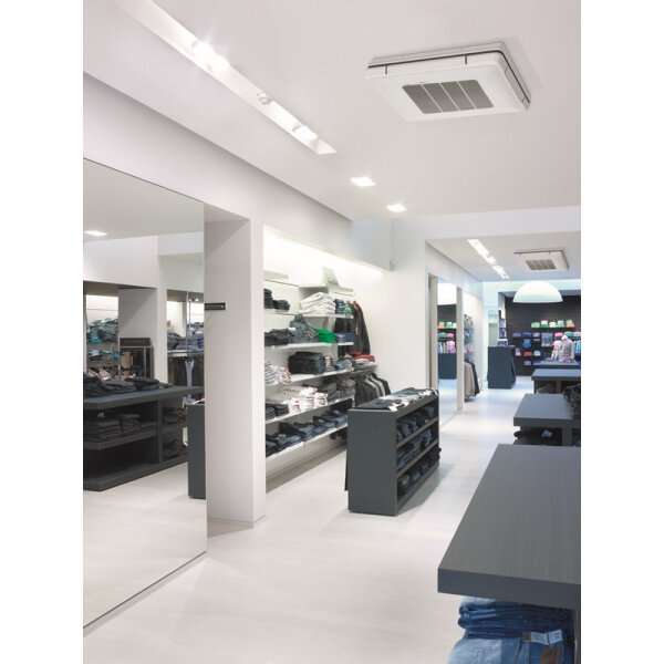 Daikin Deckengerät FUA100A 9,5 kW | 4-seitig ausblasend | Raumgröße 100 - 110 m² | R32 | R410A