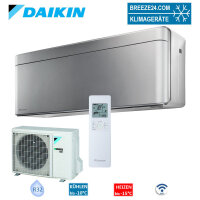 Daikin Set Wandgerät Stylish WiFi silber 2,0 kW -...