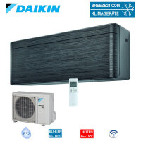 Daikin Set Wandgerät Stylish WiFi blackwood 2,0 kW -...