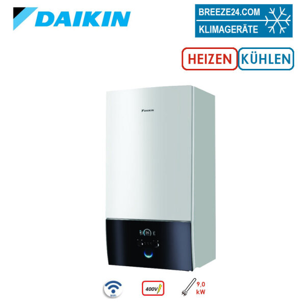 Daikin Altherma 3 R W EHBX08E(F)9W Hydrobox mit Heizstab 9 kW | WiFi | Heizen | Kühlen | 400 Volt