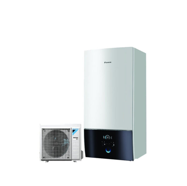 Daikin Altherma 3 R W Set ERGA04EV7 + EHBX04E6V Wärmepumpe + Hydrobox mit Heizstab 6 kW | WiFi