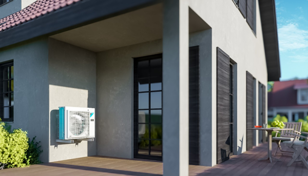 Daikin Altherma 3 R W Set ERGA06EVH + EHBX08E9W Wärmepumpe + Hydromodul + Heizstab 9 kW | WiFi 400V