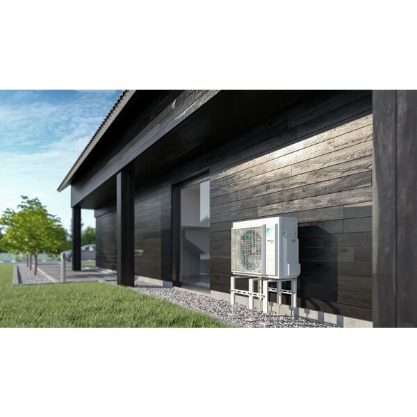 Daikin Altherma 3 R W Set ERGA08EVH7 + EHBX08E(F)9W Wärmepumpe + Hydromodul + Heizstab 9 kW | WiFi 400V