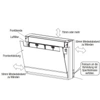 Panasonic Set Mini-Truhenger&auml;t 5,0 kW CS-Z50UFEAW +...