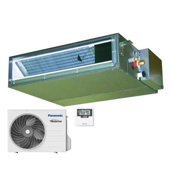 Panasonic Set Kanalgerät 2,5 kW - CS-Z25UD3EAW + CU-Z25UBEA R32 Klimaanlage