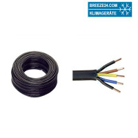 NYY-J 5 x 1.5 mm&sup2; Erdkabel Schwarz Elektroleitung