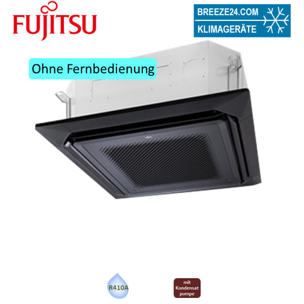 Fujitsu VRF 4-Wege-Deckenkassette 5,6 kW - AUXM 018GLEH schwarz Slim R410A