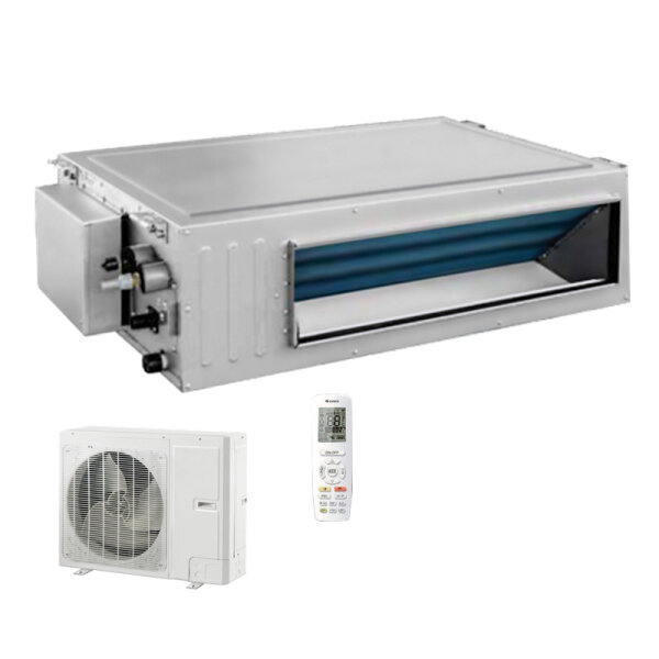 GREE Set Kanalgerät 12,0 kW - GUD125PH1 + GUD125W1/NhA-S - R32 Klimaanlage