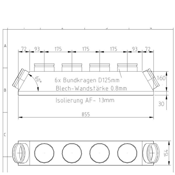Fujitsu Kanaladapter für Fujitsu ARYG 18