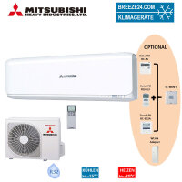 Mitsubishi Heavy Set Wandger&auml;t 5,0 kW - SRK50ZSX-W +...