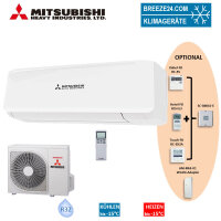 Mitsubishi Heavy Set Wandger&auml;t 2,5 kW - SRK25ZS-W +...