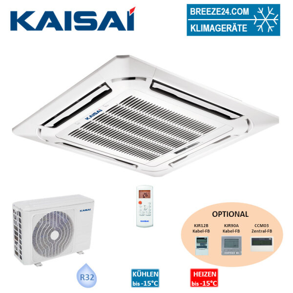 Kaisai Set Deckenkassette 7,0 kW - KCD-24HRG32X + KOX430-24HFN32X R32 Klimaanlage