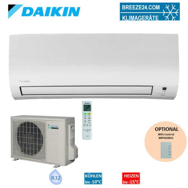 Daikin Set Wandgerät Comfora 3,5 kW - FTXP35N + RXP35M R32 | Raumgröße 35 - 40 m² | Auslaufmodell