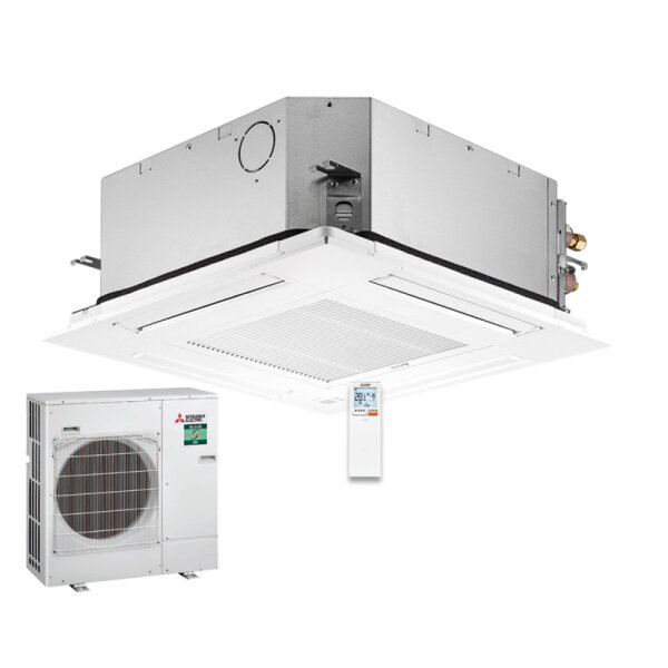 Mitsubishi Electric Set 4-Wege-Deckenkassette 5,0 kW - SLZ-M50FA + Blende SLP-2FALM2 + SUZ-M50VA R32