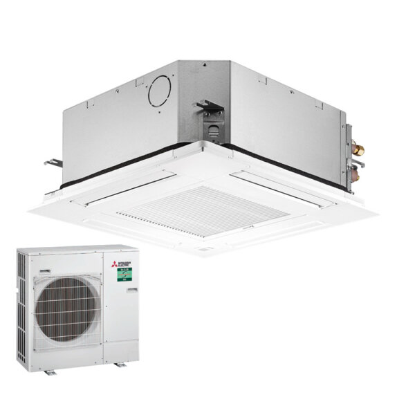 Mitsubishi Electric Set 4-Wege-Deckenkassette 5,0 kW - SLZ-M50FA + Blende SLP-2FA + SUZ-M50VA R32
