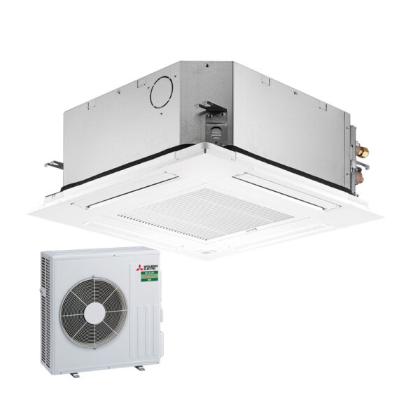 Mitsubishi Electric Set 4-Wege-Deckenkassette 5,7 kW - SLZ-M60FA + Blende SLP-2FA + SUZ-M60VA R32
