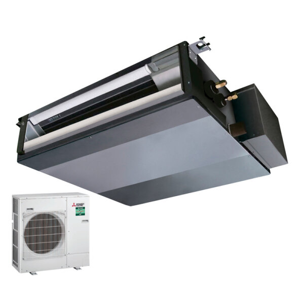 Mitsubishi Electric Set Kanalgerät 5,0 kW - SEZ-M50DA2 + SUZ-M50VA | für 1 Raum 50 - 55 m² | R32