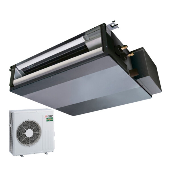 Mitsubishi Electric Set Kanalgerät 7,1 kW - SEZ-M71DA2 + SUZ-M71VA | für 1 Raum 70 - 75 m² | R32
