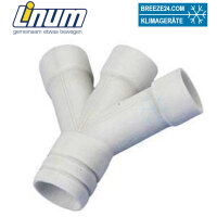 RDP32-20T3 Dreiwege-Tauwasserrohr 2x20 mm auf 32 mm