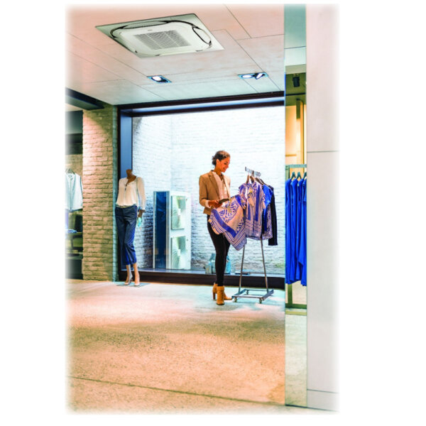 Daikin Deckenkassette 5,0 kW - FCAG50B-2 mit Blende BYCQ140EW standard reinweiß R32