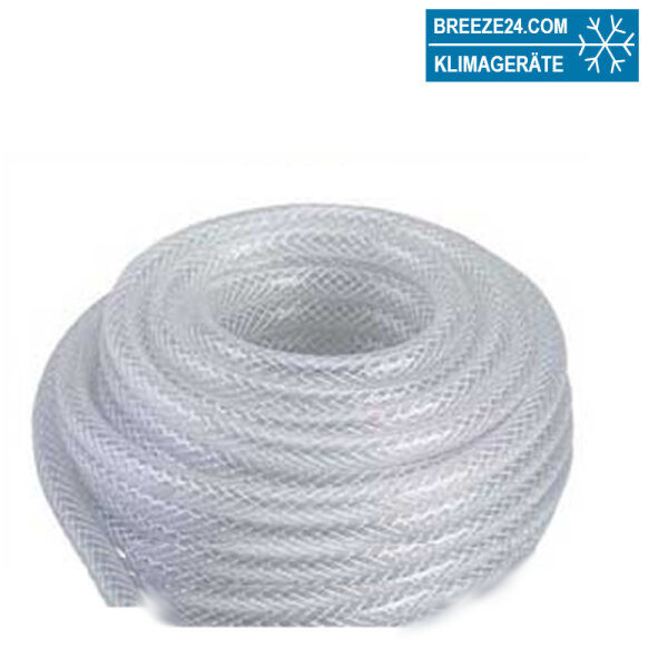 6 mm PVC-Schlauch verstärkt für den Anschluss an eine Kondensat/Abwasserpumpe 6 mm