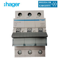Leitungsschutzschalter 3 polig (16-25A)