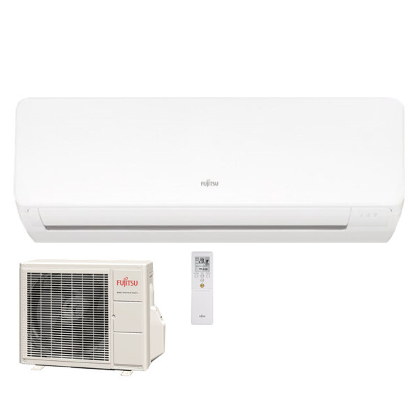 Fujitsu Set Wandgerät eco 2,5 kW - ASYG09KMCC + AOYG09KMCC  R32 Klimaanlage | Auslaufmodell