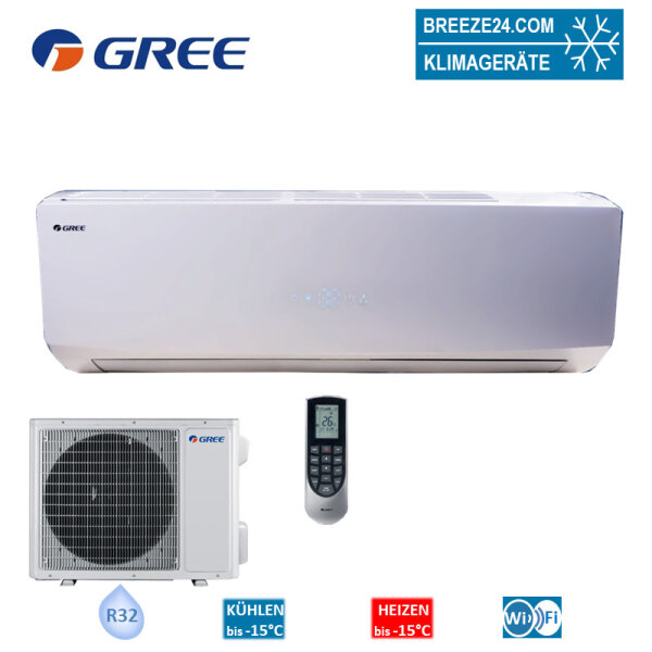 GREE Set Wandgerät 2,8 kW - GWH-09-QB-I + GWH-09-QB-0 R32 Klimaanlage