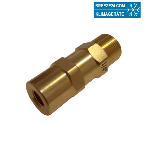 Kupplung zur Verlängerung von QuickConnect-Leitungen in den Größen 1/4 | 3/8 | 1/2 | 5/8 Zoll