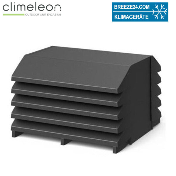Climeleon Wave 11 Schallschutzhaube für Klimaanlagen Außengeräte und Wärmepumpen bis 14 kW