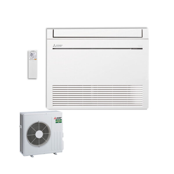 Mitsubishi Electric Set Kompakt Truhengerät 6,1 kW MFZ-KT60VG + SUZ-M60VA Raumgröße 60 - 65 m² | R32